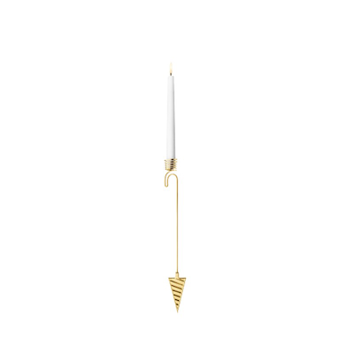 Georg Jensen Jul 2025 lysholder kræmmerhus guld