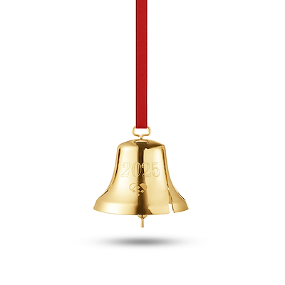 Georg Jensen Jul 2025 juleklokke forgyldt
