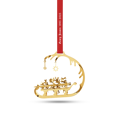 Georg Jensen Jul 2025 juleuro slæde 1995