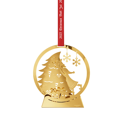 Georg Jensen Jul 2025 juleuro snekugle forgyldt