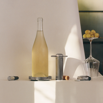 Georg Jensen Bernadotte coaster til vinflaske Ø 11,3 cm