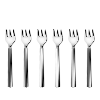 Georg Jensen Bernadotte kagegaffel 6 stk.