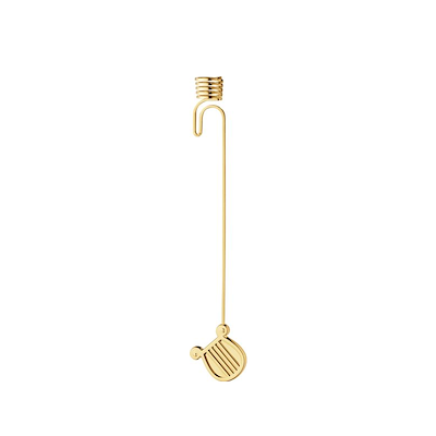 Georg Jensen Jul 2026 lyseholder harpe forgyldt