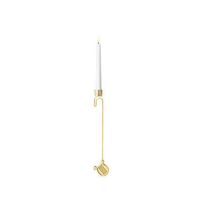 Georg Jensen Jul 2026 lyseholder harpe forgyldt