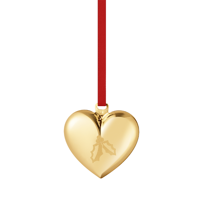 Georg Jensen Jul 2026 julehjerte forgyldt