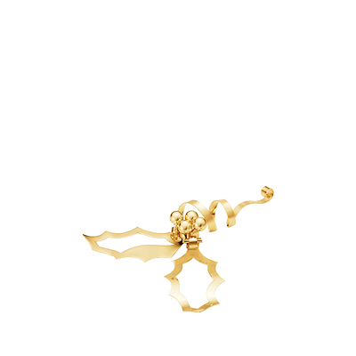 Georg Jensen Jul 2026 juleornament mistelten forgyldt lille