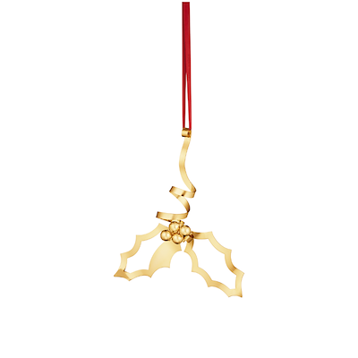Georg Jensen Jul 2026 juleornament mistelten forgyldt lille