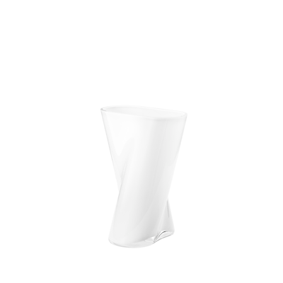 Georg Jensen Lituus vase hvid H 18 cm