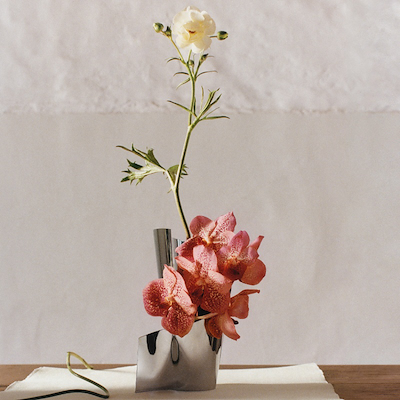 Georg Jensen Fold vase rustfrit stål lille