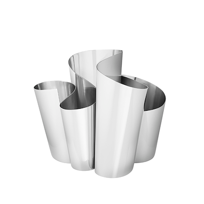 Georg Jensen Fold vase rustfrit stål bred