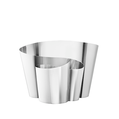 Georg Jensen Fold vase rustfrit stål bred