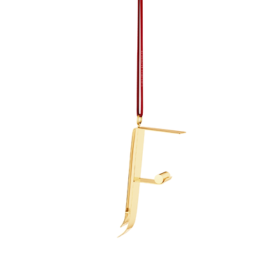 Georg Jensen Christmas Collectibles bogstavsornament F