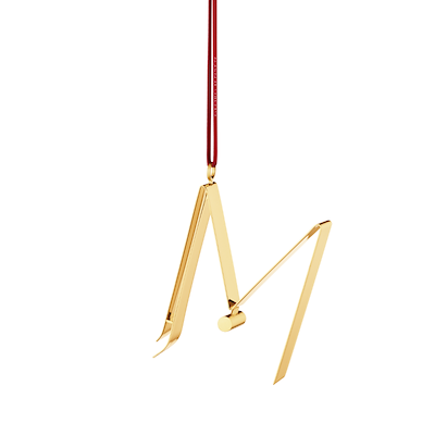 Georg Jensen Christmas Collectibles bogstavsornament M