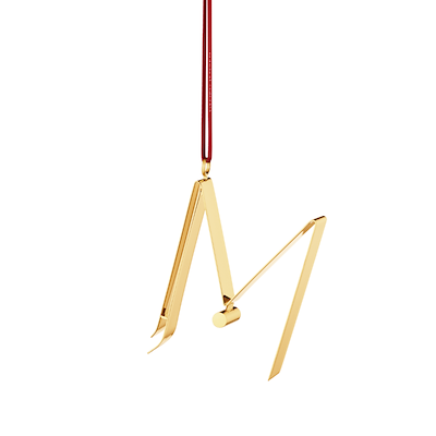 Georg Jensen Christmas Collectibles bogstavsornament M