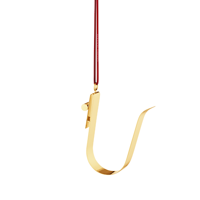 Georg Jensen Christmas Collectibles bogstavsornament U