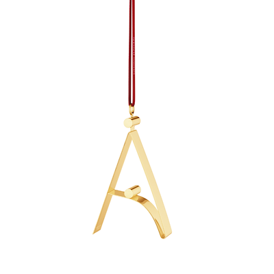 Georg Jensen Christmas Collectibles bogstavsornament Å