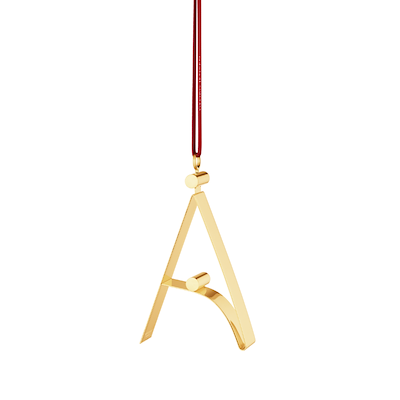 Georg Jensen Christmas Collectibles bogstavsornament Å