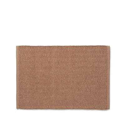 Lyngby Porcelæn Herringbone dækkeserviet brun 43x30 cm