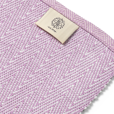 Lyngby Porcelæn Herringbone dækkeserviet lilla 43x30 cm