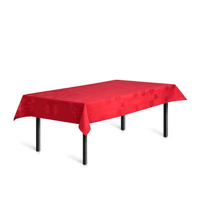 Rosendahl damask dug Natale 150x370 cm rød
