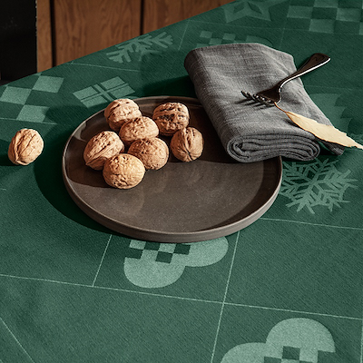 Rosendahl damask dug Natale 150x370 cm grøn