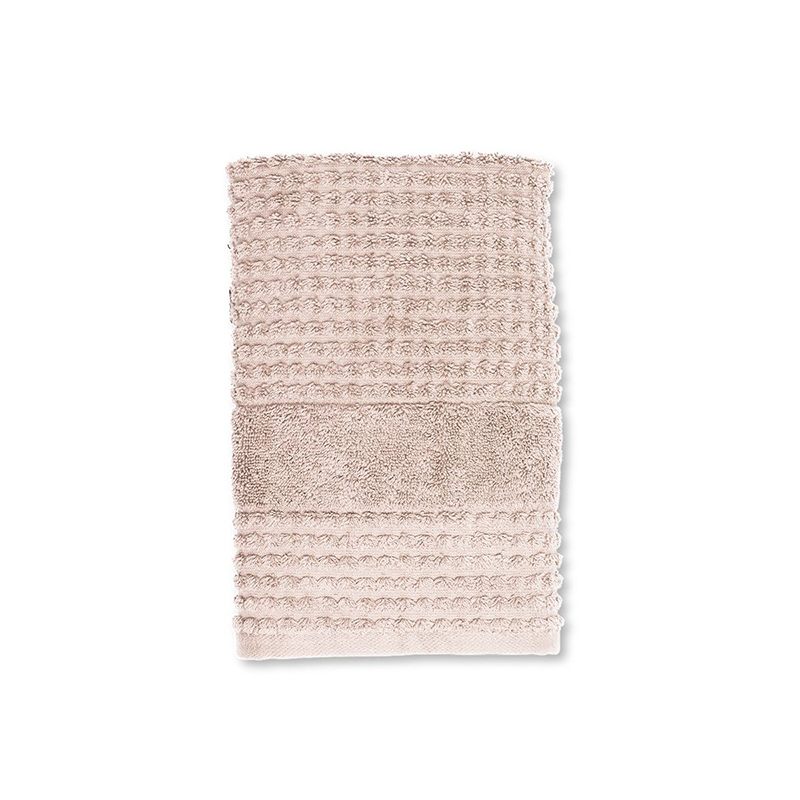 12: Juna Check håndklæde nude 50x100 cm