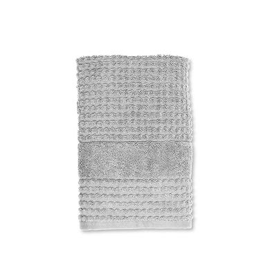 Juna Check håndklæde lysegrå 50x100 cm