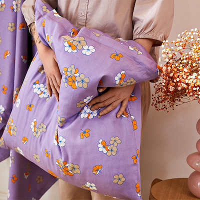 Juna Grand Pleasantly sengetøj lavendel 140x200 cm