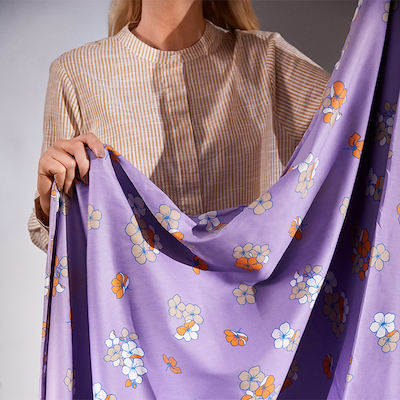 Juna Grand Pleasantly sengetøj lavendel 140x200 cm