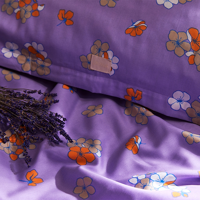Juna Grand Pleasantly sengetøj lavendel 140x220 cm