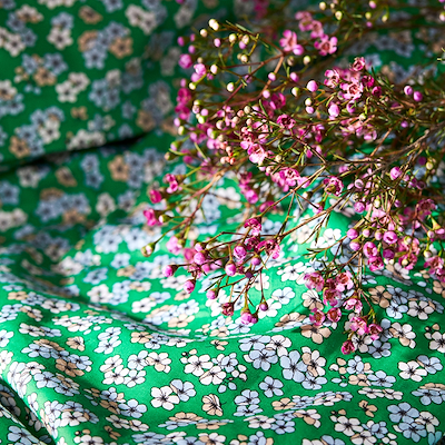 Juna Grand Pleasantly sengetøj grøn 140x200 cm