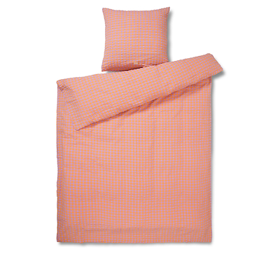 Juna Bæk&Bølge sengetøj lavendel/fersken 140x220 cm
