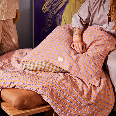 Juna Bæk&Bølge sengetøj sand 140x200 cm