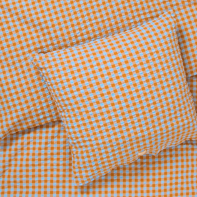 Juna Bæk&Bølge sengetøj lyseblå/sand 140x220 cm