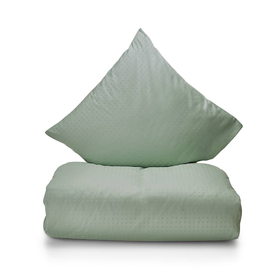 Juna Cube sengesæt lys grøn 140x220 cm