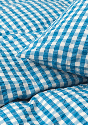 Juna Bæk & Bølge sengetøj blå 140x220 cm