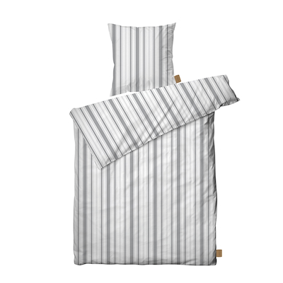 Juna Urban new stripe sengesæt grå 140x220 cm