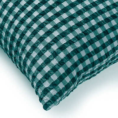 Juna Bæk & Bølge pudebetræk grøn/lys 60x50 cm