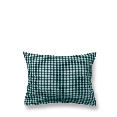 Juna Bæk & Bølge pudebetræk grøn/lys 60x50 cm