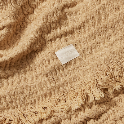 Juna Reloved sengetæppe sand 190x240 cm