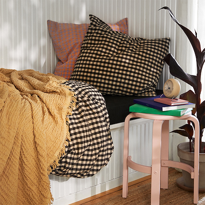 Juna Reloved sengetæppe sand 190x240 cm