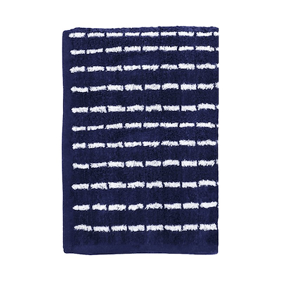 Juna Nuance håndklæde blå/mørkeblå 50x100 cm
