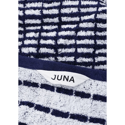 Juna Nuance håndklæde blå/mørkeblå 70x140 cm