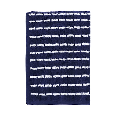 Juna Nuance håndklæde blå/mørkeblå 70x140 cm