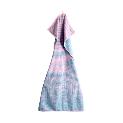 Juna Nuance håndklæde lys blå/rosa 50x100 cm