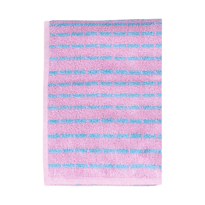 Juna Nuance håndklæde lys blå/rosa 50x100 cm