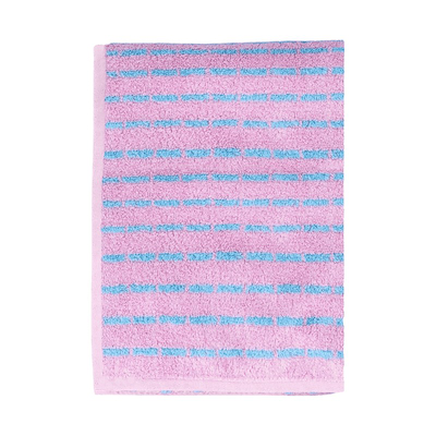Juna Nuance håndklæde lys blå/rosa 70x140 cm