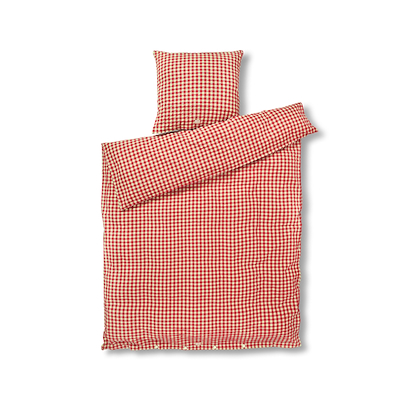 Juna Bæk&Bølge sengetøj rød/gul 140x200 cm