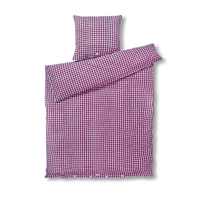 Juna Bæk & Bølge sengetøj blomme/mint 140x200 cm