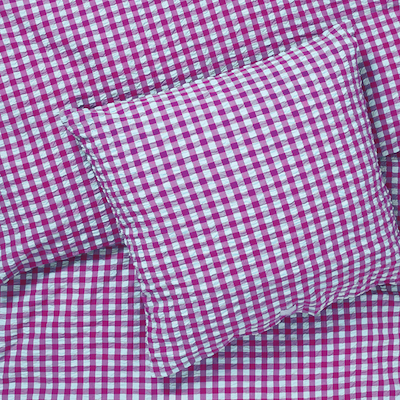 Juna Bæk & Bølge sengetøj blomme/mint 140x220 cm